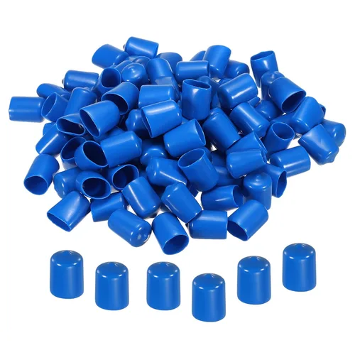 Vista 20 de MECCANIXITY 200 tapas de goma para extremos de goma, 0.079 in, protector de rosca de tornillo de vinilo, tapas de vacío redondas de PVC para tubería