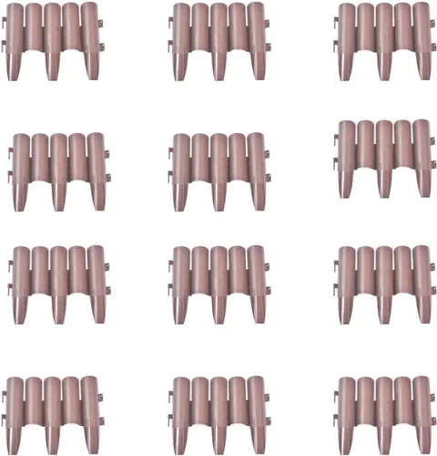 Vista 12 de PP Garden Fence Insert Plastic Fence Garden Picket Fence Bordes Césped Parterres Plantas Fronteras Decorativas Jardín Patio Productos al aire libre