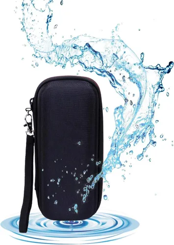 Vista 5 de LTGEM - Funda para altavoz Bluetooth portátil JBL Flip 7/6/5/Grip 3. Negro/Rojo