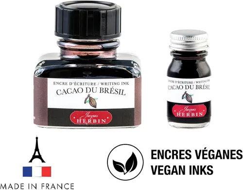 Vista 7 de Tinta para pluma estilográfica Herbin - 1.0 fl oz Embotellada - Cacao du Bresil