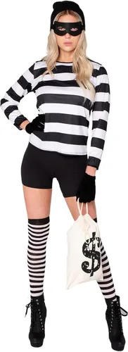 Vista 4 de Spooktacular Creations Adult Women Robber Girl Costume