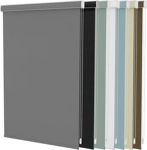Vista 24 de MYshade Persianas enrollables personalizadas para ventana, persianas enrollables para ventanas con cable, bloqueo solar, protección de privacidad