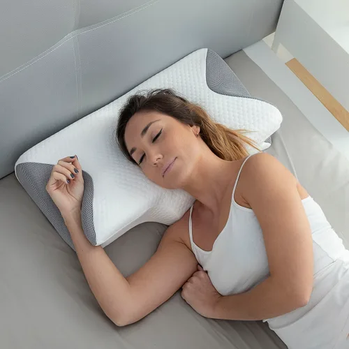 Vista 2 de Almohada Viscoelástica Cervical con Contorno Ergonómico Conforti InnovaGoods