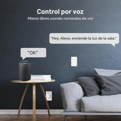 Vista 7 de Interruptor inteligente Zigbee THIRDREALITY, tipo basculante/rocoto, sin necesidad de cableado. Se requiere hub, compatible con dispositivos Echo