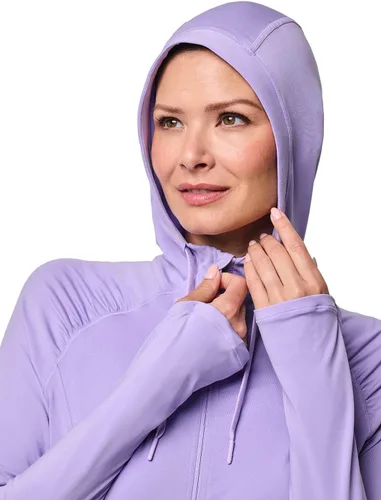 Vista 16 de Coolibar Chaqueta con cremallera completa para mujer - Protección solar UPF 50+ - Astir