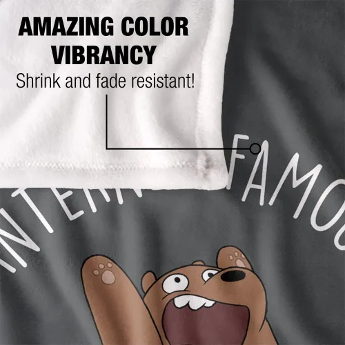 Vista 4 de We Bare Bears - Manta muy suave al tacto sedoso de Internet, 36 x 58 pulgadas