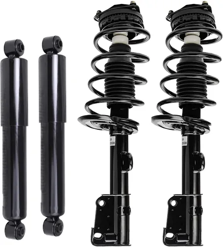 Vista 37 de Detroit Axle - Kit de 4 puntales para Ford Escape 2014-2019, 2 amortiguadores traseros ensamblaje 2 puntales delanteros y resortes helicoidales 2015