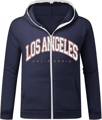 Vista 3 de EELHOE Men's Hoodie Sweaters Casual Baggy Long Sleeve Tops with Hood Stylish Breathable Regular Fit Pullover