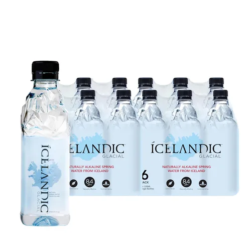 Vista 14 de Agua natural de manantial Icelandic Glacial.