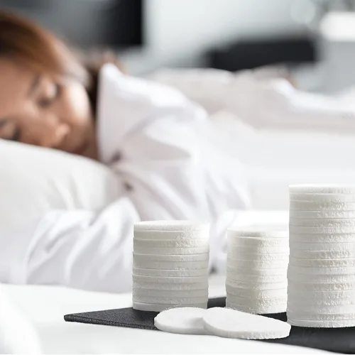 Vista 5 de Maitys 50 almohadillas de repuesto para purificador de aire para aromaterapia, difusor de aceite esencial compatible con humidificador, purificador