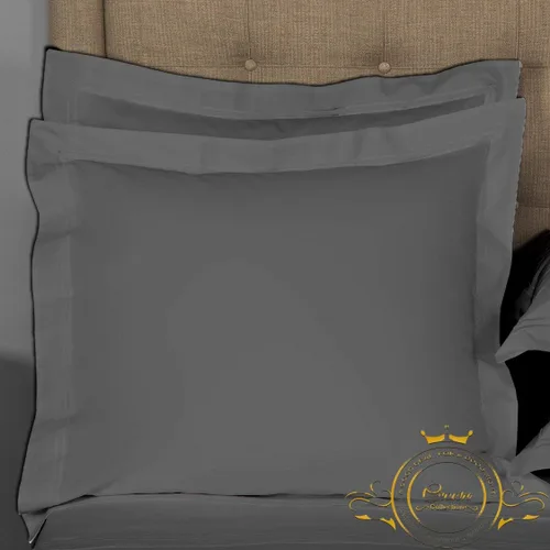 Vista 9 de Crown Collection Juego de 2 fundas de almohada estándar de 20 x 26 pulgadas, hipoalergénicas de 600 hilos, 100% algodón egipcio, fundas de almohada