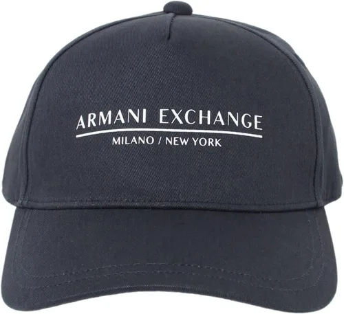 Vista 2 de Armani Exchange Gorra de béisbol con logotipo de MilánNueva York para hombre
