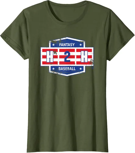 Vista 7 de H2H Fantasy orgullo americano de béisbol playera Azul Marino