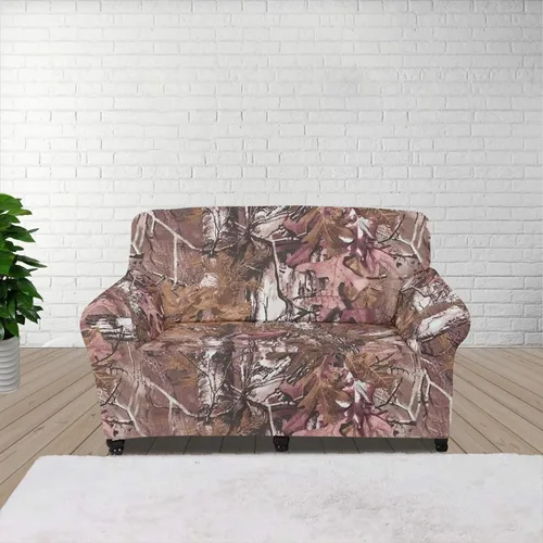 Vista 57 de ZOUTAIRONG Fundas elásticas para sofá con estampado de ramas de camuflaje 3D para sofá, funda para muebles de un solo cojín, decoración del hogar u