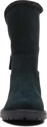 Vista 2 de Clarks Botas de media pantorrilla con cremallera de ópalo para mujer