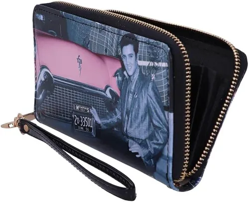 Vista 2 de Nemesis Now Elvis Pink Cadillac - Bolso para mujer, 7.5 in