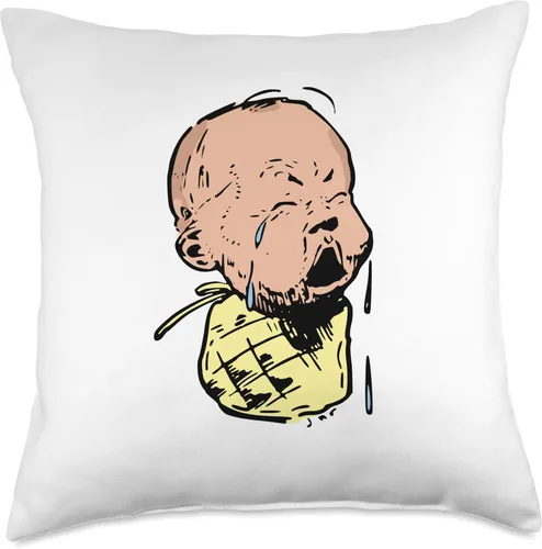 Vista 5 de Cry Baby Almohada de tiro 16x16, multicolor
