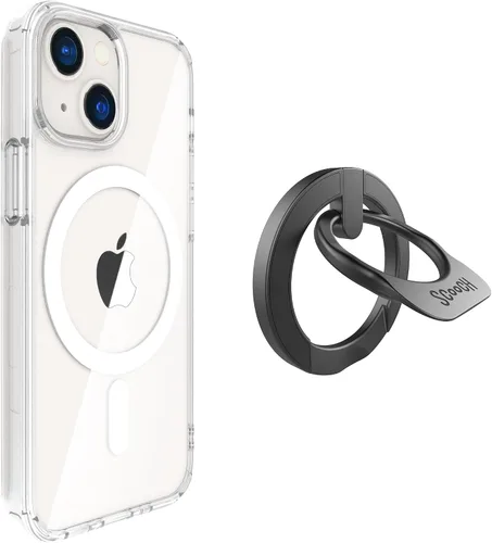 Vista 195 de Scooch para MagCase Compatible con iPhone 12 Mini Incluyendo MagRing 2.0, Soporte para Teléfono Compatible con MagSafe y Pata de Soporte