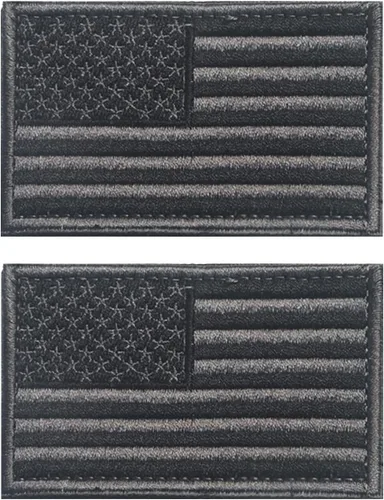 Vista 43 de 2 unidades AliPlus Parches de bandera de Afganistán bordados, parches tácticos militares de moral con gancho y bucle