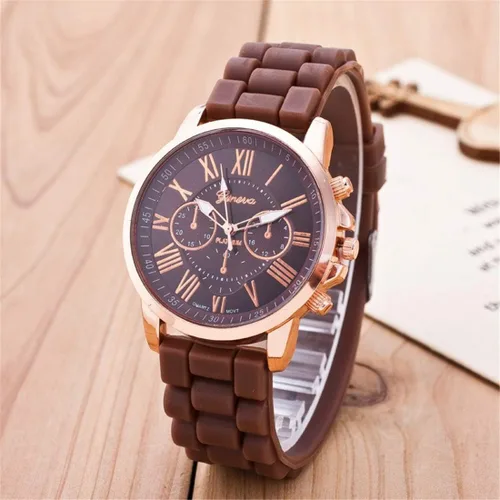 Vista 7 de CdyBox Correa de silicona para mujeres y hombres, reloj casual de cuarzo analógico, pulsera unisex de color gelatina (paquete de 10), Movimiento