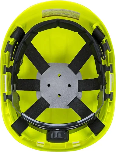 Vista 3 de Portwest PS53 - Casco de ABS de alta resistencia para trabajos de construcción Amarillo