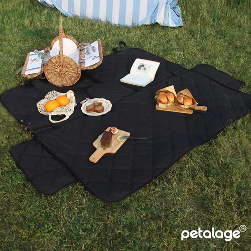 Vista 7 de Petalage - Funda de asiento de automóvil para perro, antideslizante, impermeable, resistente, a prueba de arañazos, lavable, compatible