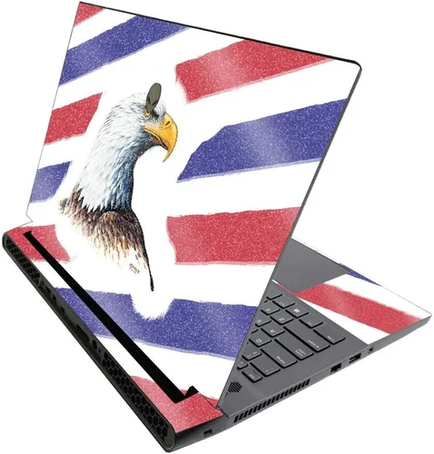 Vista 690 de MightySkins - Skin brillante con purpurina para Alienware M17 R3 (2020) y M17 R4 (2021) - Diversión de los años 90 Acabado duradero con purpurina