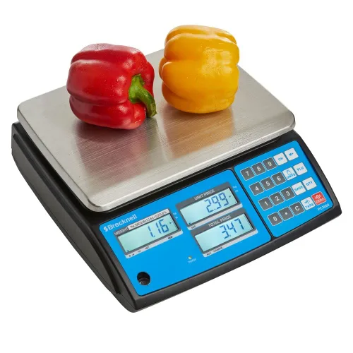 Vista 3 de Brecknell PC3060, escala de cálculo de precio de doble rango, 30/60lb x 0.01/0.02lb, NTEP