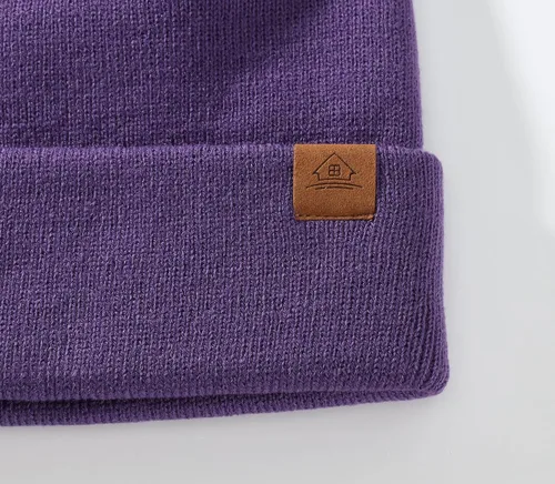 Vista 7 de Home Prefer Gorro de invierno de punto cálido para niños y niñas