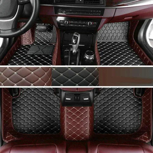 Vista 23 de Alfombrillas automotrices personalizadas para 99.99 % de los sedán, SUV, automóvil deportivo, hombres y mujeres, protección completa, almohadillas