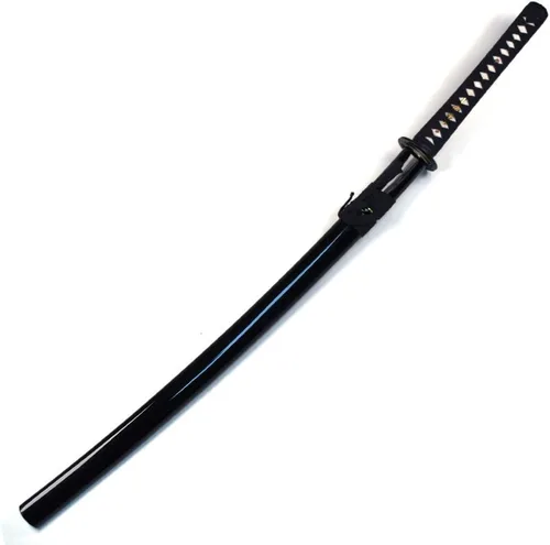 Vista 4 de Ace Martial Arts Supply Espada katana de práctica Iaito de acero al carbono sin afilar