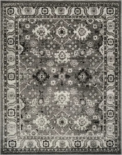 Vista 31 de SAFAVIEH Vintage Hamadan Collection - Alfombra de área de 2 pies 3 pulgadas x 4 pies, naranja y azul, diseño tradicional persa, no desprende pelusa