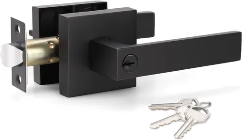 Vista 122 de KNOBWELL - Juego de cerradura con 1 picaporte resistente para puertas de una cara, ideal para puertas interiores reversibles, 0.93 libras