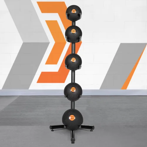 Vista 12 de METIS Pelotas de fitness [7lbs-66lbs] Construye fuerza y mejora el fitness con pelotas de golpe resistentes a rebotes, disponibles individualmente
