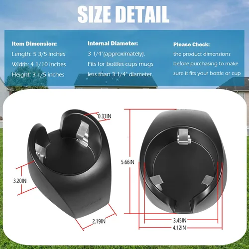Vista 4 de Repuesto para portavasos de bebidas AM131898 para tractores de césped y jardín, apto para John Deere 325 335 345 355 GT225 GT235 GT245 AM132036