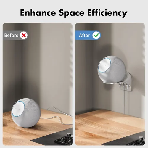 Vista 4 de XLTTYWL Soporte de pared para estudio, accesorios de montaje de estudio de aleación de aluminio con gestión de cables, soporte de pared premium que