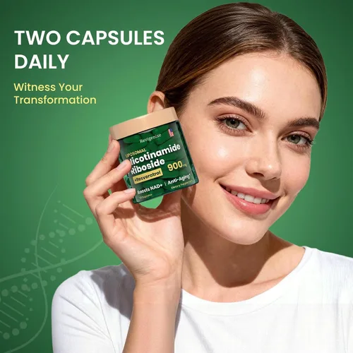 Vista 8 de Suplemento NAD+ - Ribosida liposomal de nicotinamida y resveratrol 900 mg, suplemento de resveratrol NAD para hombres y mujeres, antienvejecimiento