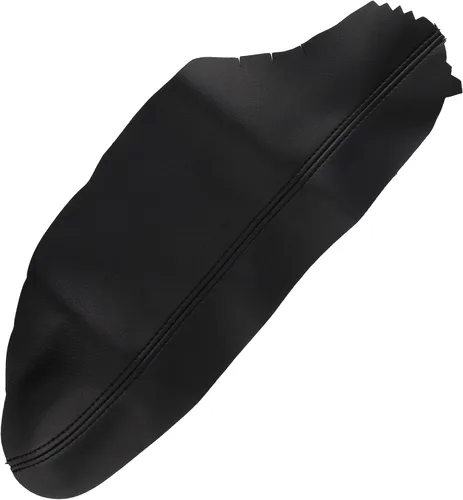 Vista 5 de AUTOKAY Paneles de puerta delantera de cuero Cubierta de reposabrazos para Honda Accord 2008-2012 Coupe Negro