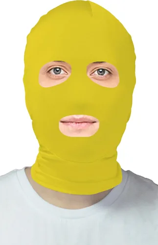 Vista 13 de VSVO Máscara de capucha Zentai con ojos abiertos y boca