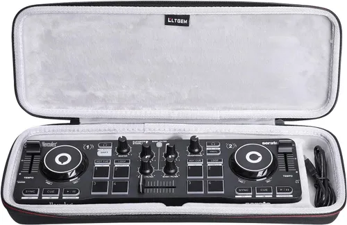Vista 13 de LTGEM - Funda para controlador de DJ Hercules DJControl Inpulse 200 / DJControl Inpulse 200 MK2 - Bolsa de transporte protectora de viaje