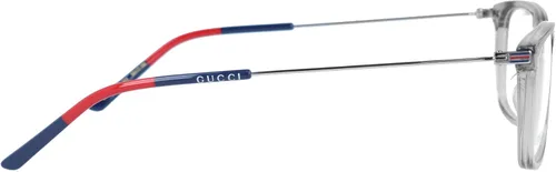 Vista 5 de Gucci GG1056OA 003 Marco De Gafas De Los Hombres Plata Borde Completo Rectangular 2.205 in, azul, gris, plateado (GreySilverBlue)