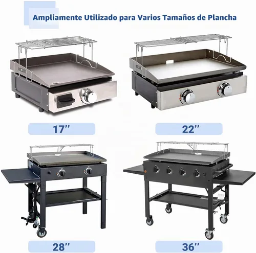 Vista 4 de Skyflame Rejilla ajustable que calienta el estante para las planchas de 17