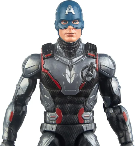Vista 4 de Hasbro Marvel Legends Series Avengers: Endgame - Figura coleccionable de Captain America Marvel Cinematic Universe de 6 pulgadas Marvel Legends