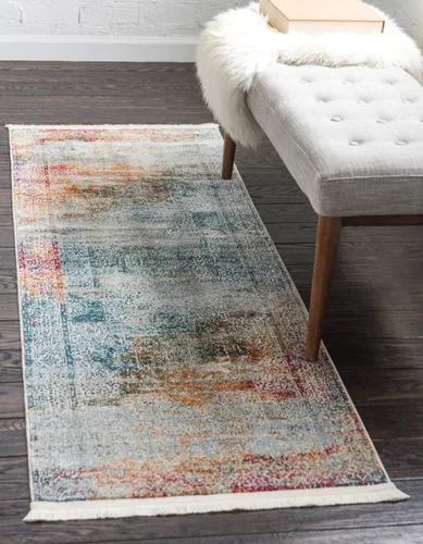 Vista 14 de Unique Loom Baracoa Collection Alfombra de área - Marimelena (2' 2" x 3' 1", Multi/ Gris)