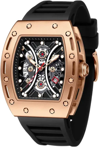 Vista 18 de AIMES Watch Wristwatch for Men Fashion Casual Cool Big Dial Watch Luminous Waterproof Sport Analog Quartz Business Mens Watches Silicon Strap Dress