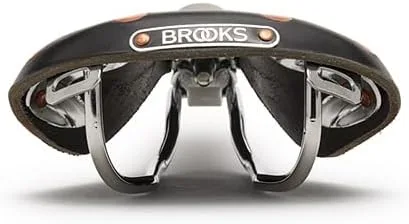 Vista 2 de Brooks England Swift, Racing Leather Saddle with Hand-Hammered Copper Rivets