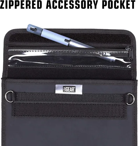 Vista 7 de USA GEAR Funda para tablet de 12 pulgadas, funda para tablet con diseño frontal abierto y correa de transporte, compatible con Microsoft Surface Pro