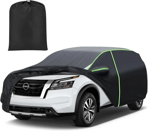 Vista 16 de Mixsuper Liner Funda para coche para BMW X3 2003-2026, 7 capas, funda impermeable para coche, accesorios para X3 con puerta con cremallera, tiras