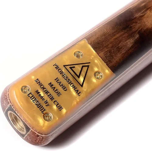 Vista 3 de CUESOUL 3/4 Jointed Snooker Cue 57 inch Handcraft with Extension/Joint Protector Packed in Leatherette Cue Bag