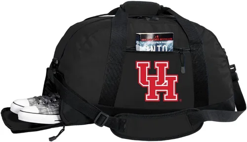 Vista 94 de Texas A&M Bolsa de lona - Texas A&M Aggies - Bolsas de gimnasio con bolsillo para zapatos, Negro